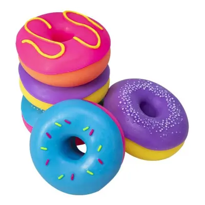 Nee Doh Dohnut Klämboll : Färg - Rosa - Nee Doh -  Leksaksaffären