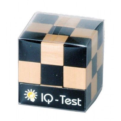 Orm-kub Svart/natur 3x3 - Leksaksaffären -  Leksaksaffären