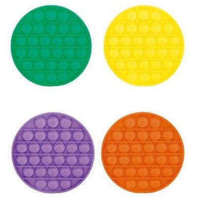 Pop it Fidget Push Pop Bubble Rund : Färg - Grön