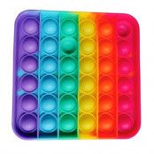 Pop It Fidget Toy Cube Regnbågsfärgad