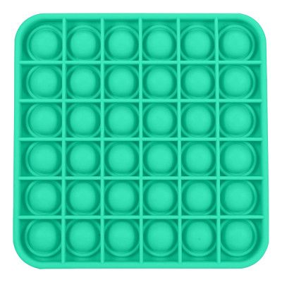 Pop It Fidget Toy - Kvadratisk Grön
