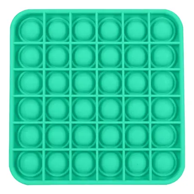 Pop It Fidget Toy - Kvadratisk Grön