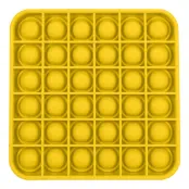 Pop It Fidget Toy - Kvadratisk Gul