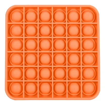 Pop It Fidget Toy - Kvadratisk Orange