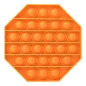 Pop It Fidget Toy - Oktagon Orange