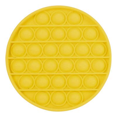 Pop It Fidget Toy - Rund Gul