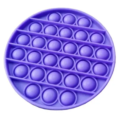 Pop it Fidget Toy Rund Lila
