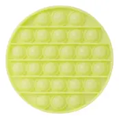 Pop It Fidget Toy - Rund Självlysande