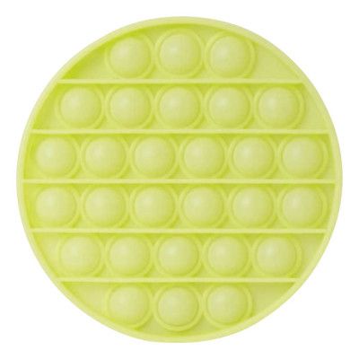 Pop It Fidget Toy - Rund Självlysande