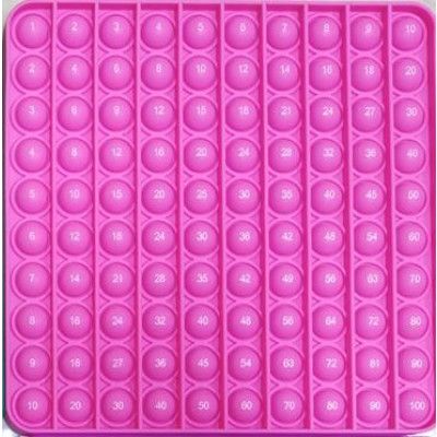 Pop it Plop Up Multiplikationstabellen Fidget 20cm Rosa