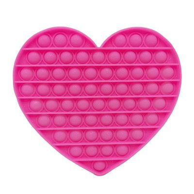 Pop it Plop Up XXL 20cm Glitter Hjärta Rosa