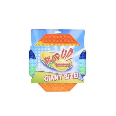 Pop it Plop Up XXXL 30cm Fidget Rainbow Oktagon