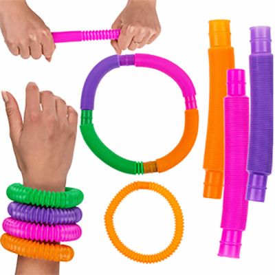 Pop Tube Fidget Toy - 3-pack
