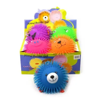 Puffer Boll Djur 13cm Orange - Leksaksaffären -  Leksaksaffären