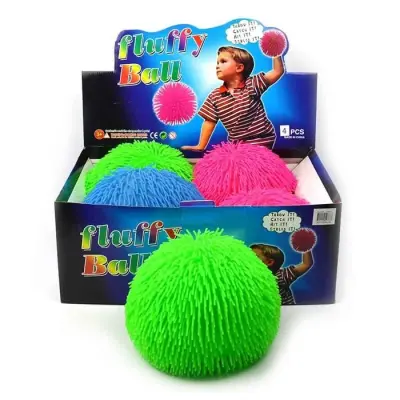 Puffer Stor Boll 25cm : Färg - Blå - Leksaksaffären -  Leksaksaffären