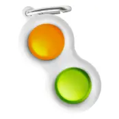 Simple Dimple Fidget Toy - Orange/Grön