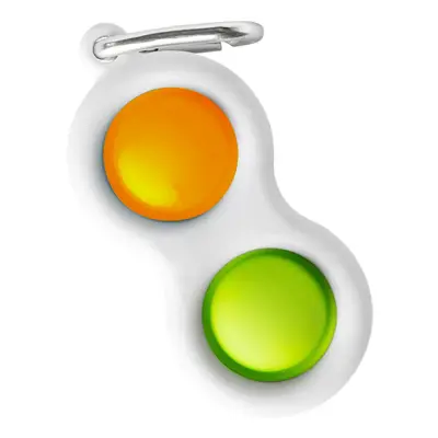 Simple Dimple Fidget Toy - Orange/Grön