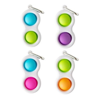 Simple Dimple Fidget Toy - Rosa/Blå