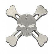 Skull and Bones Metall Fidget Spinner - Silverfärgad