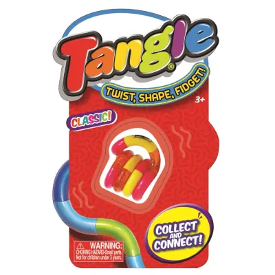 Tangle Classic : Model - Röd&Orange - Tangle -  Leksaksaffären