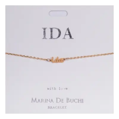 Namnarmband Guld - Ida