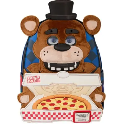 Five Nights At Freddy's - gaming Miniryggsäckar - Loungefly - Freddy Fazbear - Pizza - för Dam - flerfärgad