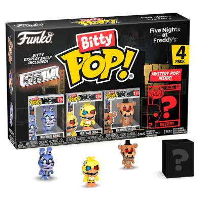POP Five Nights At Freddys - Bitty 4-Pack - Nightmare Bonnie 2.5cm