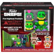 Snaps! figure Five Nights at Freddys Montgomery Gator with Dressing Room