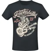 Gasoline Bandit - Rockabilly T-shirt - Memphis Flash - S 4XL - för Herr - svart