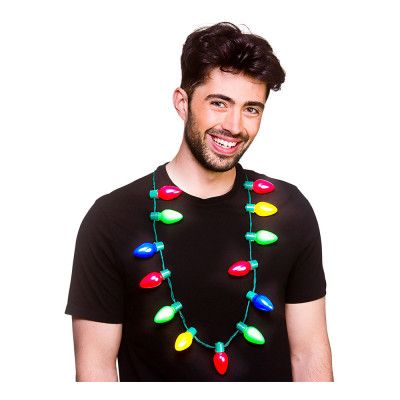Halsband med Lampor Flerfärgad