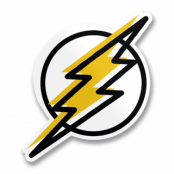The Flash Doodle Logo Sticker, Accessories