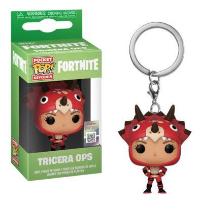 Funko Pop Fortnite S2 Tricera Ops Nyckelring