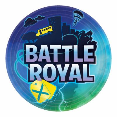Papperstallrikar Battle Royal - 8-pack