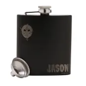 Friday 13Th - Jason & Mask - Hip Flask 6Oz + Funnel