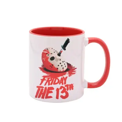 Friday 13Th - Jason & Mask - Inner Colored Mug - 11Oz
