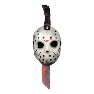 Jason Mask&Machete Set för Barn - One size