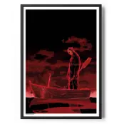 Jason Voorhees Red Lake Poster