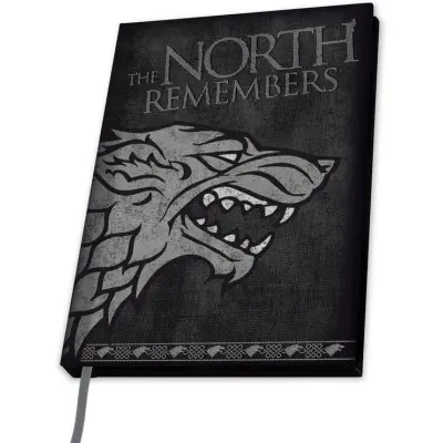 Game Of Thrones Anteckningsbok - House Stark - för  svart/grå
