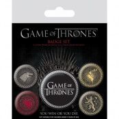Game Of Thrones Great Houses Pin Badge Pack