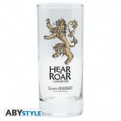 Game Of Thrones Lannister Hear Me Roar Glass 29 cl