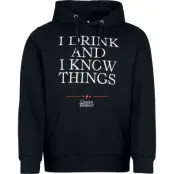 Game Of Thrones Luvtröja - I Drink And I Know Things - S 3XL - för Herr - svart
