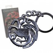 Game of Thrones - Metal Keychain Targaryen Sigil