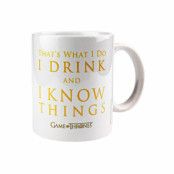 Game of Thrones, Mugg - Drink And Know Things
