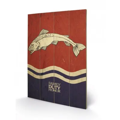 Game Of Thrones - Printing On Wood 40X59 - Tully