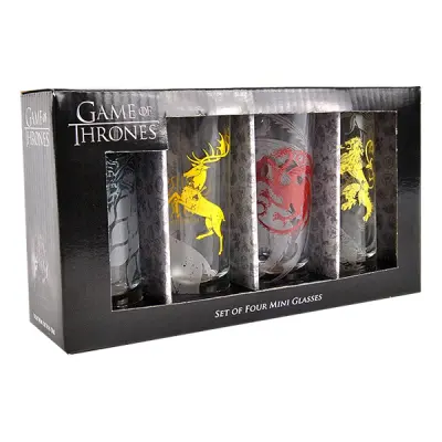 Game of Thrones Shotglas - 4-pack