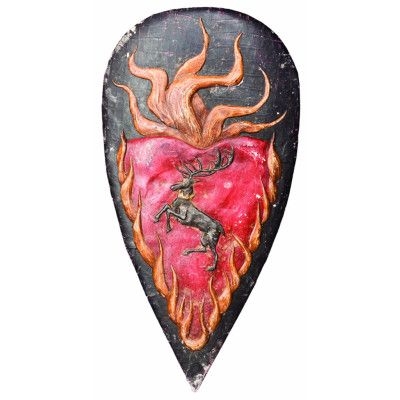 GAME OF THRONES STANNIS BARATHEON KNAPPNÅLSSKÖLD