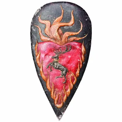 GAME OF THRONES STANNIS BARATHEON KNAPPNÅLSSKÖLD