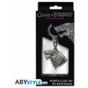 Game Of Thrones Stark 3D keychain