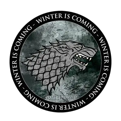 Game Of Thrones Stark (In Shape) Mousepad