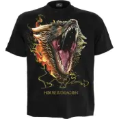 Game Of Thrones T-shirt - House of the Dragon - 2 - Drogon - S XL - för Herr - svart